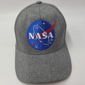 NASA Hat Snapback Gray Embroidered Logo Space Stars Logo Astronaut Casual Men